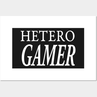 HETERO GAMER Posters and Art